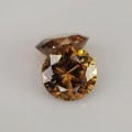 Natural Sphene pair 1.78 Carats Honey Brown Yellow Round 6x6 mm Loose Gemstone - Image 1