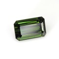 Natural Tourmaline 5.33 Carats Forest Green Emerald Cut 12x8 mm Loose Gemstone - Image 3