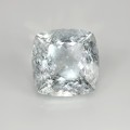 Natural Beryl 31.49 Carats White Antique Cushion 20x20 mm Loose Gemstone - Image 1
