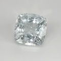 Natural Beryl 31.49 Carats White Antique Cushion 20x20 mm Loose Gemstone - Image 2