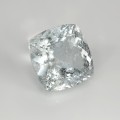 Natural Beryl 31.49 Carats White Antique Cushion 20x20 mm Loose Gemstone - Image 6