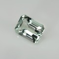 Natural Montebrasite 1.26 Carats Baby Green Emerald Cut 8x5 mm Loose Gemstone - Image 3