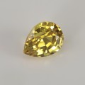 Natural Sapphire 1.40 Carats Golden Yellow Pear 7x5 mm Loose Gemstone - Image 2