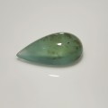 Natural Peru opal 8.85 Carats Sea Blue Green Pear Cabochon 21x11 mm Loose Gemstone - Image 1