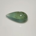 Natural Peru opal 8.85 Carats Sea Blue Green Pear Cabochon 21x11 mm Loose Gemstone - Image 3