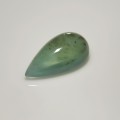 Natural Peru opal 8.85 Carats Sea Blue Green Pear Cabochon 21x11 mm Loose Gemstone - Image 6