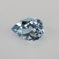 Natural Aquamarine 0.66 Carats Sea Blue Pear 7x5 mm Loose Gemstone - Image 2