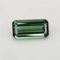 Natural Tourmaline 2.15 Carats Vivid Green Emerald Cut 10x5 mm Loose Gemstone - Image 7