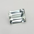 Natural Tourmaline 2.45 Carats Half White Baguette 9x7 mm Loose Gemstone - Image 1