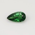 Natural Tsavorite garnet 0.42 Carats Chrome Green Pear 7x4 mm Loose Gemstone - Image 1