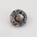 Natural Sapphire bi-color certified 2.17 Carats Bluish Violet to Orange Round 7x5 mm Loose Gemstone - Image 2