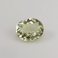 Natural Amblygonite 1.17 Carats Yellowish Green Oval 8x6 mm Loose Gemstone - Image 1
