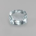 Natural Aquamarine 8.06 Carats Very Light Ice Blue Cushion 14x12 mm Loose Gemstone - Image 1