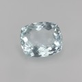Natural Aquamarine 8.06 Carats Very Light Ice Blue Cushion 14x12 mm Loose Gemstone - Image 7