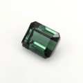 Natural Tourmaline 2.82 Carats Teal Green Emerald Cut 8x7 mm Loose Gemstone - Image 2