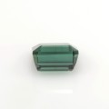 Natural Tourmaline 2.82 Carats Teal Green Emerald Cut 8x7 mm Loose Gemstone - Image 4