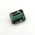 Natural Tourmaline 2.82 Carats Teal Green Emerald Cut 8x7 mm Loose Gemstone - Image 3
