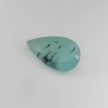 Natural Peru Opal Dendrites 9.31 Carats Paraiba Blue Green Pear 23x12 mm Loose Gemstone - Image 2