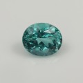 Natural Apatite 1.96 Carats Paraiba Blue Green Oval 8x7 mm Loose Gemstone - Image 1