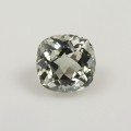 Natural Tourmaline acrolite 2.37 Carats Half White Antique Cushion 7x7 mm Loose Gemstone - Image 1