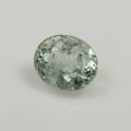 Natural Montebrasite 2.91 Carats Light Baby Green Oval 9x8 mm Loose Gemstone - Image 2