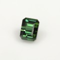 Natural Tourmaline 1.19 Carats Fine Green Emerald Cut 6x5 mm Loose Gemstone - Image 1