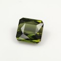 Natural Tourmaline 6.35 Carats Honey Green Octagon 11x11 mm Loose Gemstone - Image 2