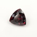 Natural Rhodolite garnet 5.33 Carats Vivid Purplish Red Trilliant  11x11 mm Loose Gemstone - Image 2