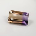 Natural Ametrine 32.61 Carats Purple to Yellow Emerald Cut 24x16 mm Loose Gemstone - Image 5