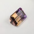 Natural Ametrine 32.61 Carats Purple to Yellow Emerald Cut 24x16 mm Loose Gemstone - Image 6