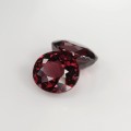 Natural Rhodolite garnet pair 6.57 Carats Purplish Pink Oval 9x7 mm Loose Gemstone - Image 1