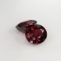 Natural Rhodolite garnet pair 6.57 Carats Purplish Pink Oval 9x7 mm Loose Gemstone - Image 5
