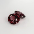 Natural Rhodolite garnet pair 6.57 Carats Purplish Pink Oval 9x7 mm Loose Gemstone - Image 7