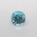 Natural Apatite 1.87 Carats Paraiba Blue Green Round 7x6 mm Loose Gemstone - Image 2