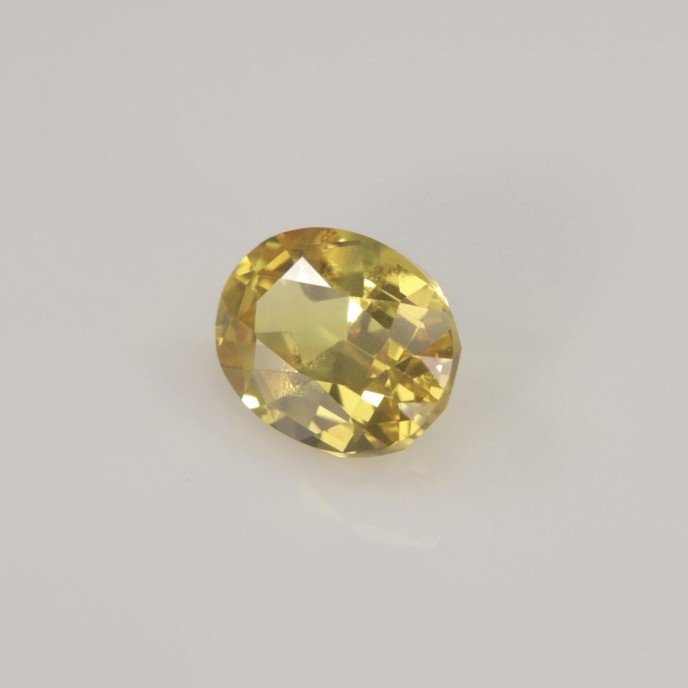 Natural Sapphire 1.25 Carats Yellow Oval 0x0 mm Loose Gemstone - Image 3