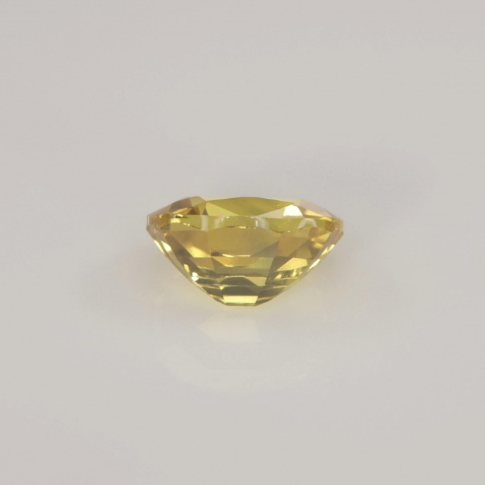 Natural Sapphire 1.25 Carats Yellow Oval 0x0 mm Loose Gemstone - Image 4