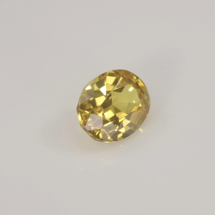 Natural Sapphire 1.25 Carats Yellow Oval 0x0 mm Loose Gemstone - Image 5