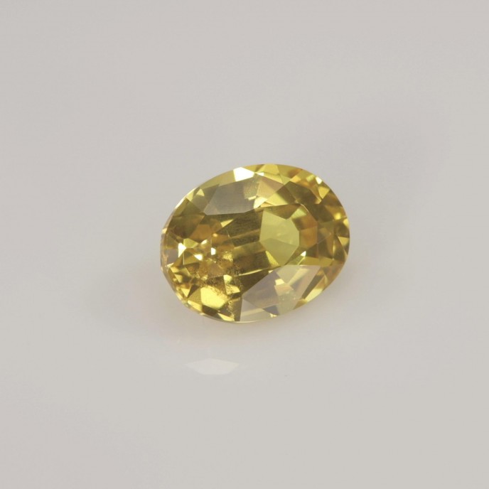 Natural Sapphire 1.25 Carats Yellow Oval 0x0 mm Loose Gemstone - Image 6