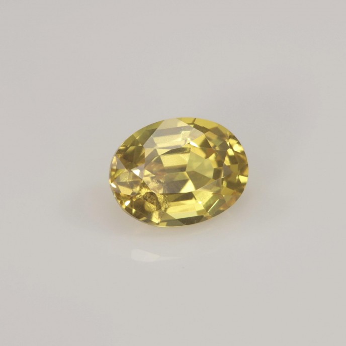 Natural Sapphire 1.25 Carats Yellow Oval 0x0 mm Loose Gemstone - Image 7