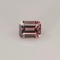 Natural Tourmaline 1.44 Carats Champagne Pink Emerald 7x5 mm Loose Gemstone - Image 1