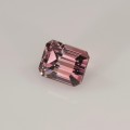 Natural Tourmaline 1.44 Carats Champagne Pink Emerald 7x5 mm Loose Gemstone - Image 2