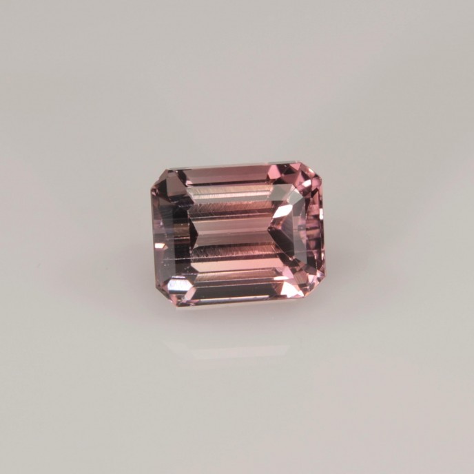 Natural Tourmaline 1.44 Carats Champagne Pink Emerald 7x5 mm Loose Gemstone - Image 6