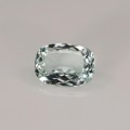 Natural Montebrasite 1.33 Carats Baby Blue Green Cushion 8x6 mm Loose Gemstone - Image 1