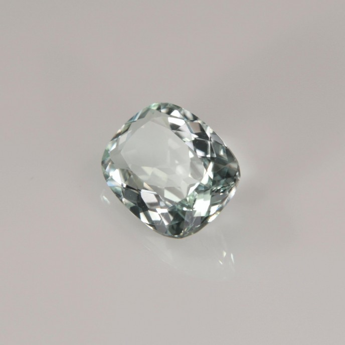 Natural Montebrasite 1.33 Carats Baby Blue Green Cushion 8x6 mm Loose Gemstone - Image 3