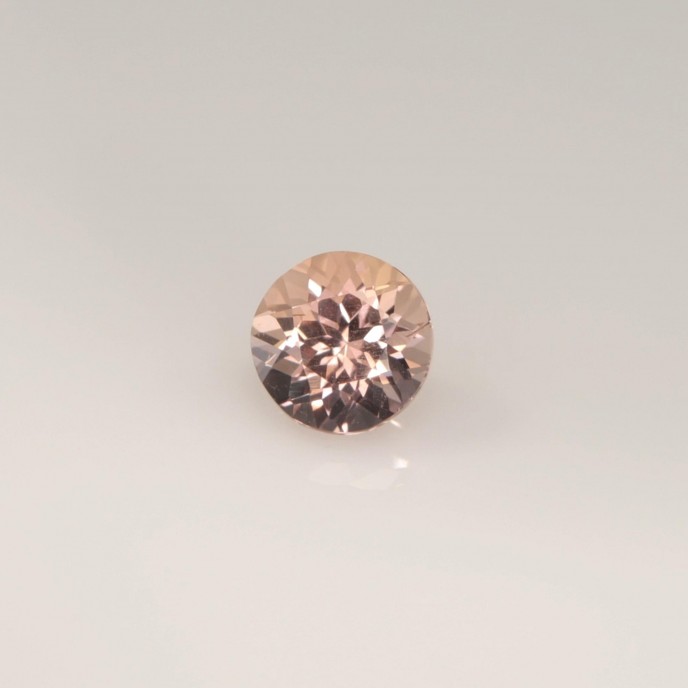 Natural Pink Topaz 0.34 Carats Pink Round 4x3 mm Loose Gemstone - Image 2