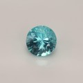 Natural Apatite 1.87 Carats Paraiba Blue Green Round 7x6 mm Loose Gemstone - Image 2