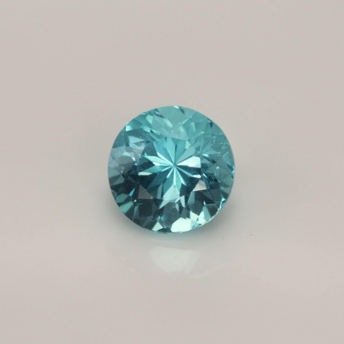 Natural Apatite 1.87 Carats Paraiba Blue Green Round 7x6 mm Loose Gemstone - Image 2
