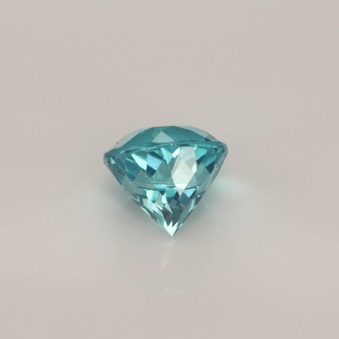 Natural Apatite 1.87 Carats Paraiba Blue Green Round 7x6 mm Loose Gemstone - Image 4