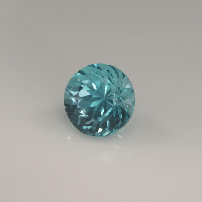 Natural Apatite 1.87 Carats Paraiba Blue Green Round 7x6 mm Loose Gemstone - Image 2