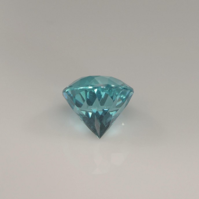 Natural Apatite 1.87 Carats Paraiba Blue Green Round 7x6 mm Loose Gemstone - Image 4